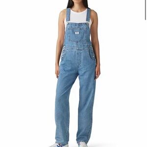 Levi's Classic Blue Denim Overalls